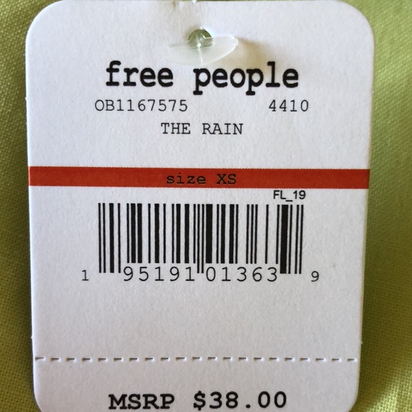 NWT Free People Sierra Mesh Bandeau In The Rain - Picture 10 of 10